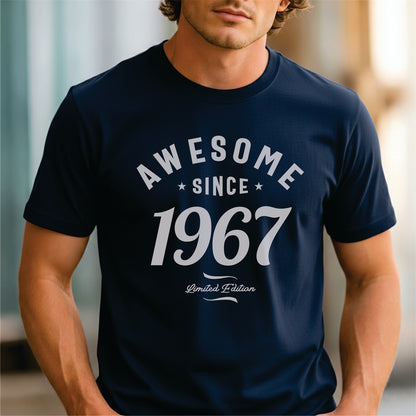 Custom Year - Awesome Since 1967 Limited Edition unisex classic tee