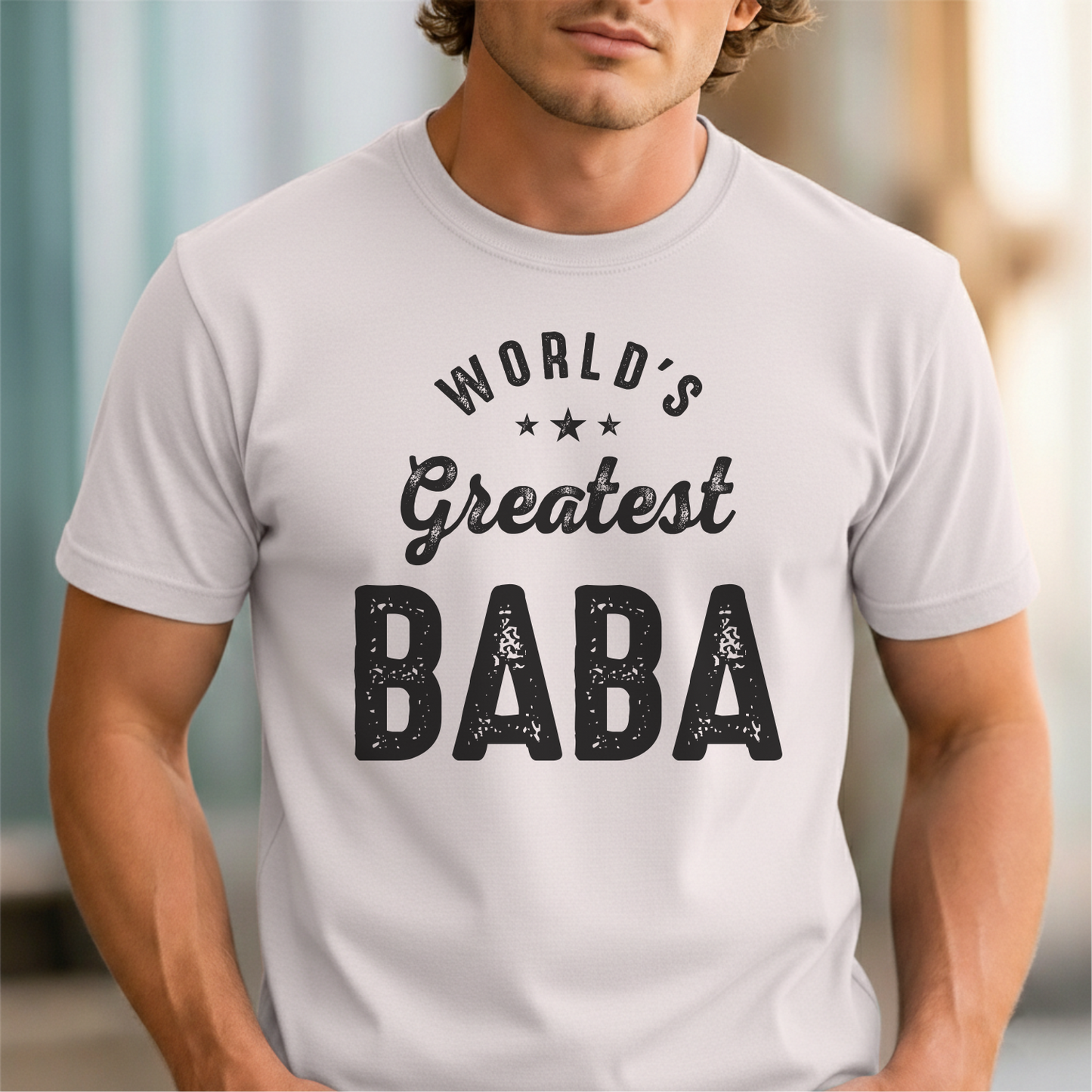 Custom Name - World's Greatest Baba unisex classic tee