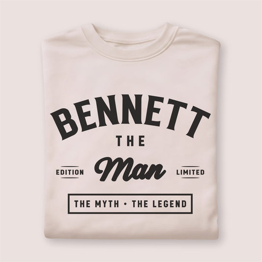 Custom Name - Bennett The Man The Myth The Legend unisex classic tee