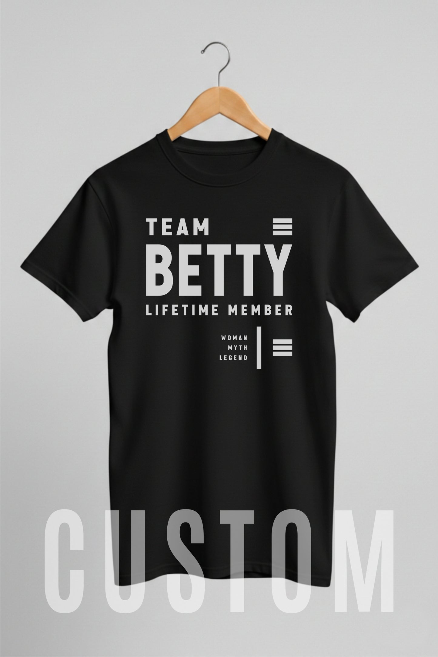 Custom Name - Team Betty Lifetime Member unisex classic tee