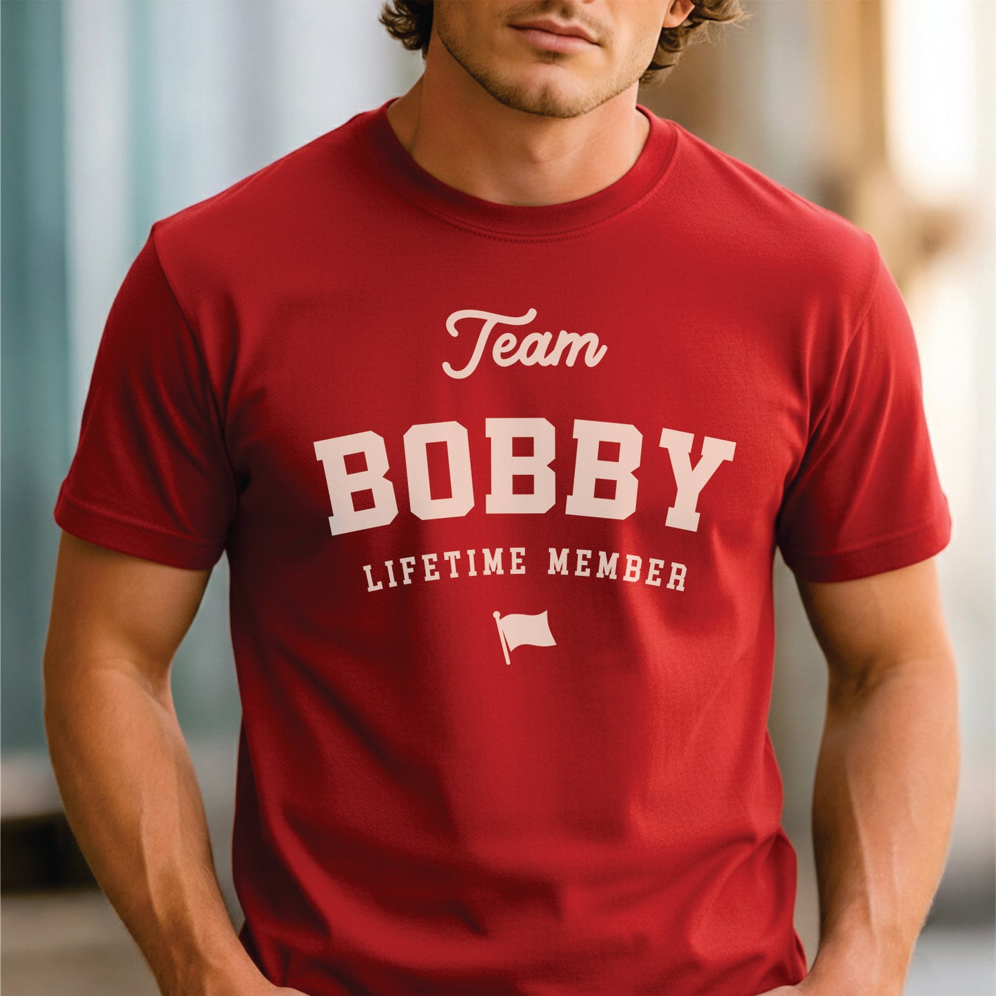 Custom Name - Team Bobby Lifetime Member unisex classic tee