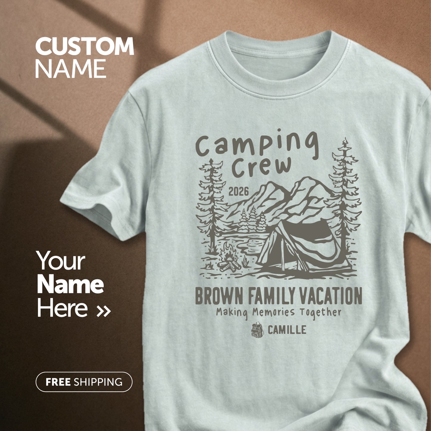 Brown Family Vacation - Customize This Design