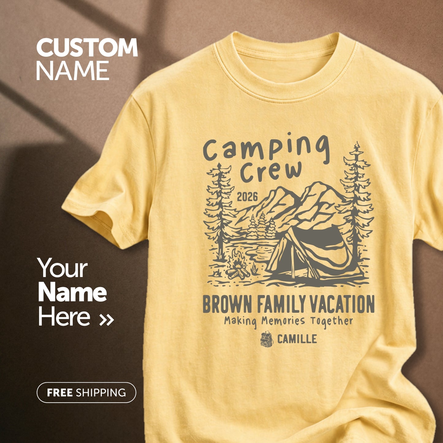 Brown Family Vacation - Customize This Design