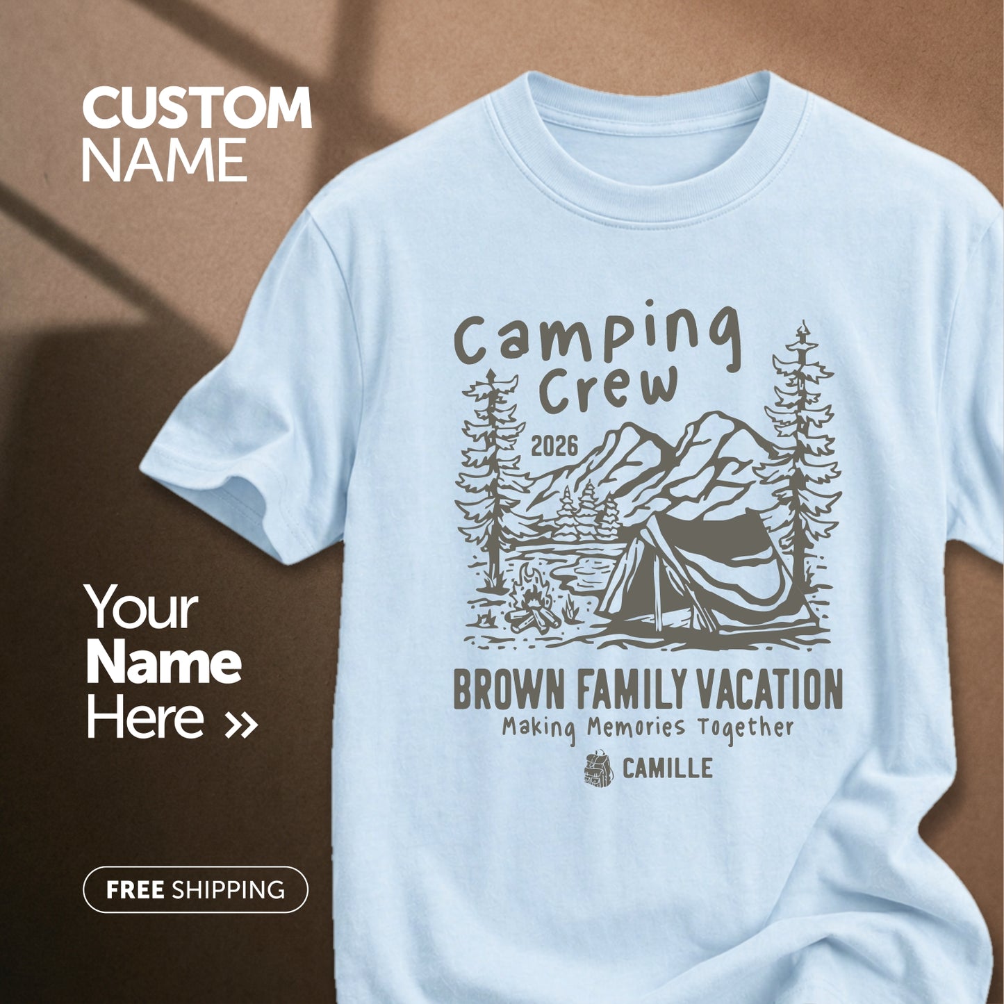 Brown Family Vacation - Customize This Design