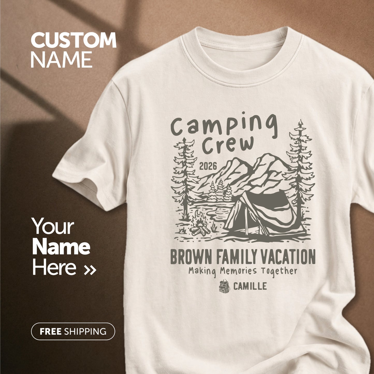 Brown Family Vacation - Customize This Design