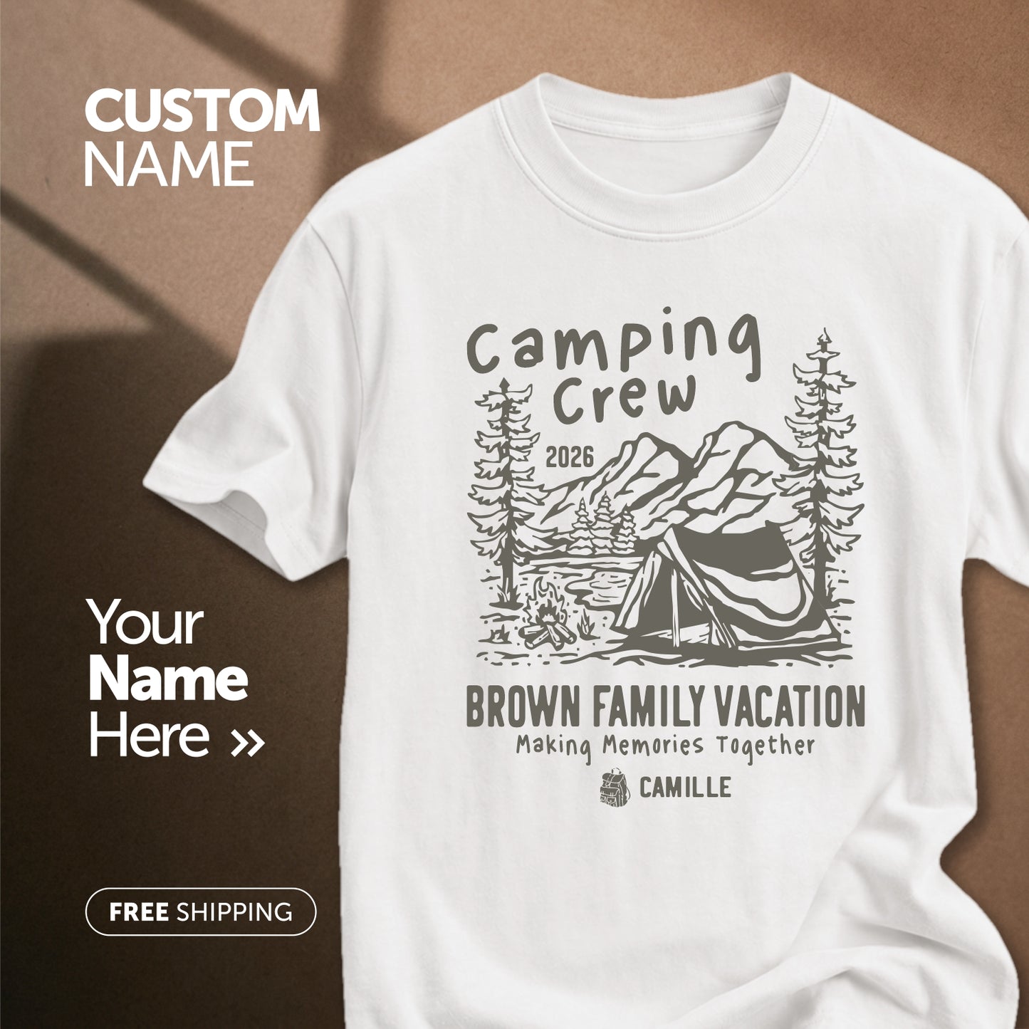 Brown Family Vacation - Customize This Design