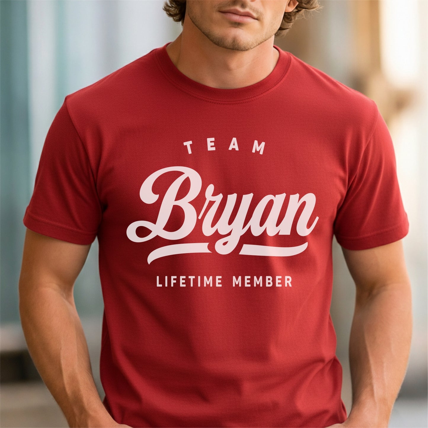 Funny Custom Name - Team Bryan Lifetime Member unisex classic tee