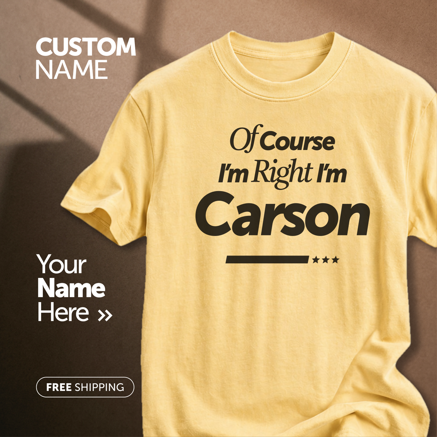Customize This Design With Your Name!
