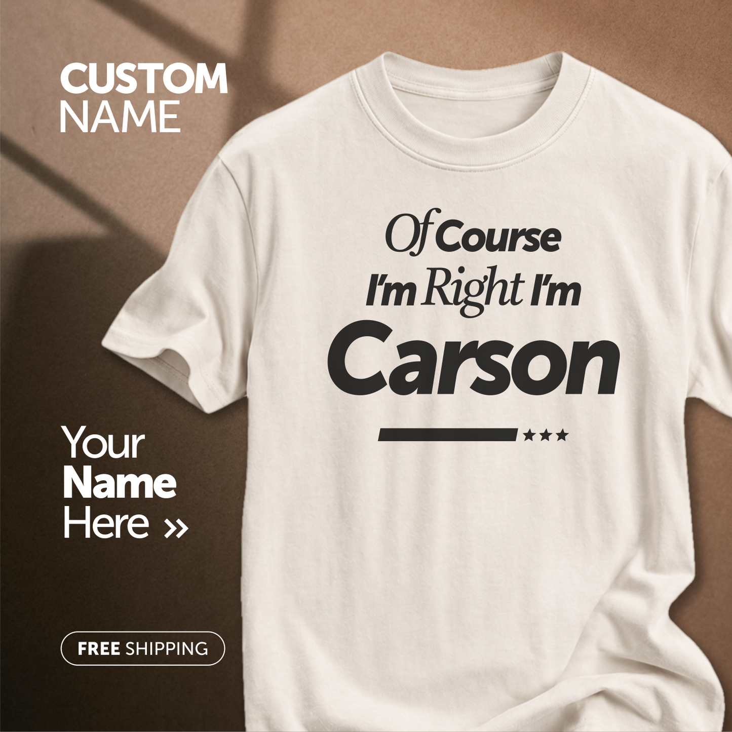 Customize This Design With Your Name!