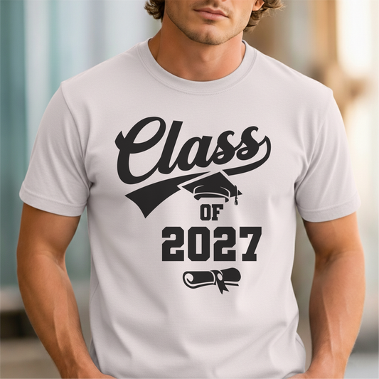 Custom Year - Class Of 2027 Graduation Unisex classic tee