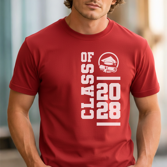 Custom Year - Class Of 2028 Graduation unisex classic tee