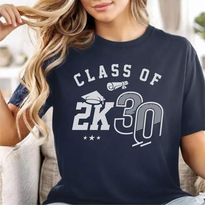 Custom Year - Class Of 2030 Graduation unisex classic tee
