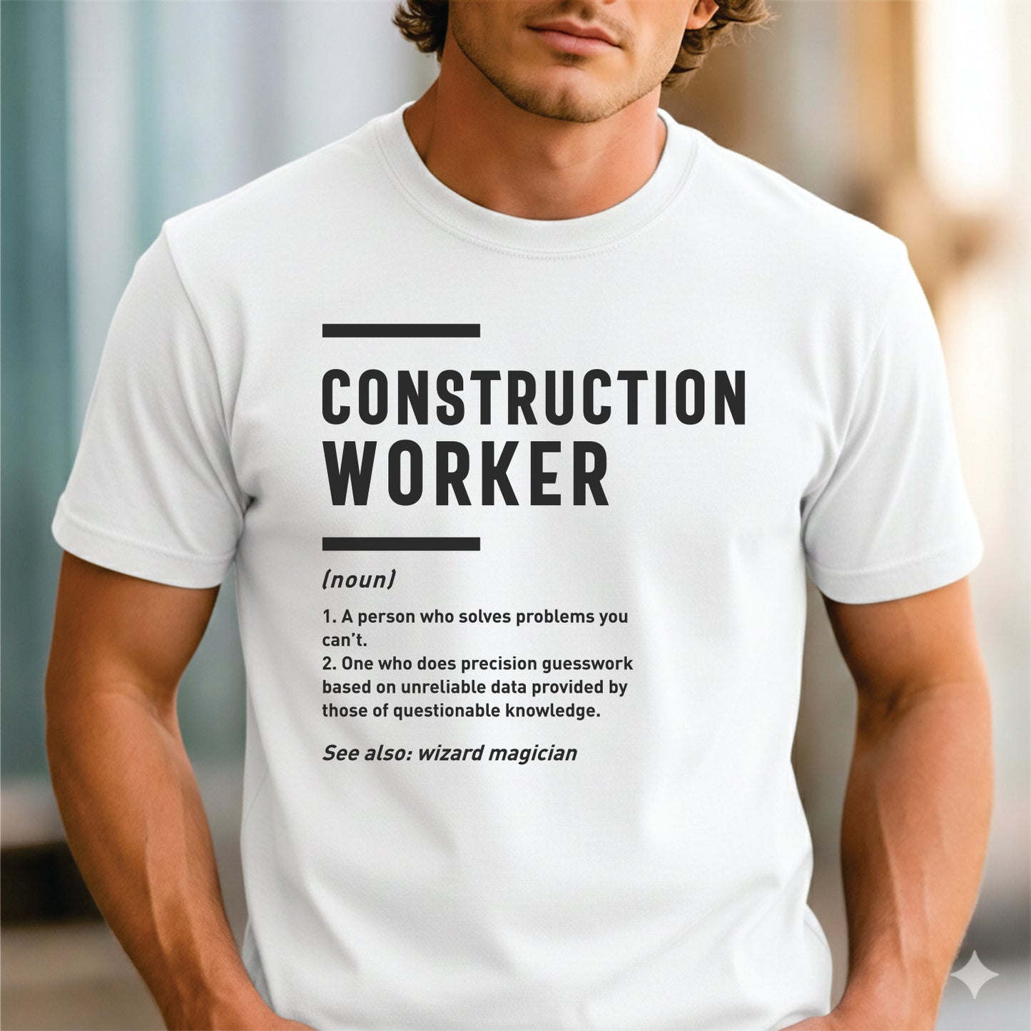 Custom Profession - Constructor Worker Definition unisex classic tee