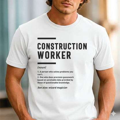 Custom Profession - Constructor Worker Definition unisex classic tee