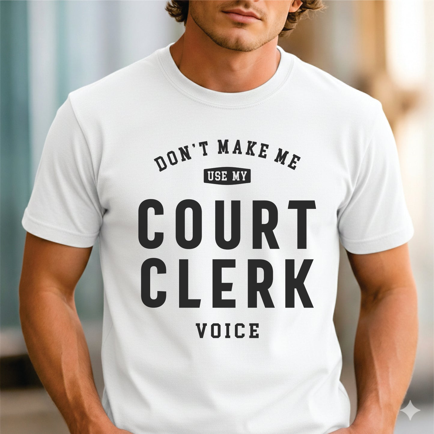 Custom Profession - Court Clerk Funny Voice Quote unisex classic tee