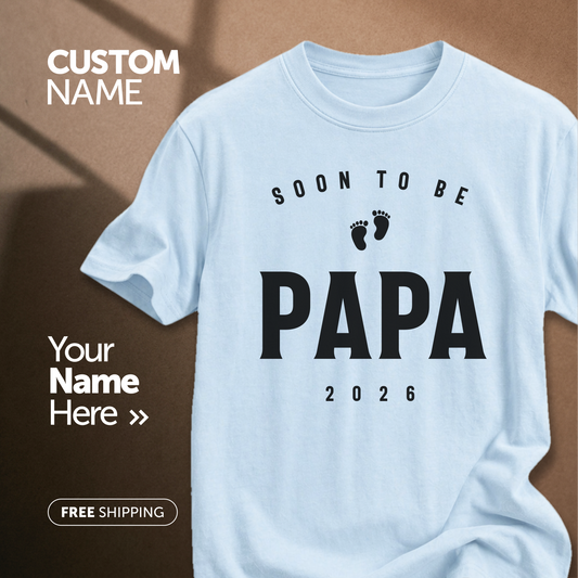 Custom Papa T-shirt