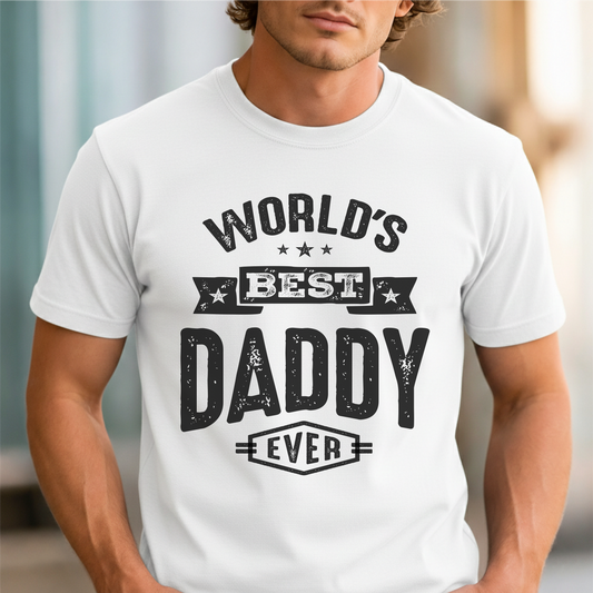 Custom Name - World’s Best Daddy Ever unisex classic tee