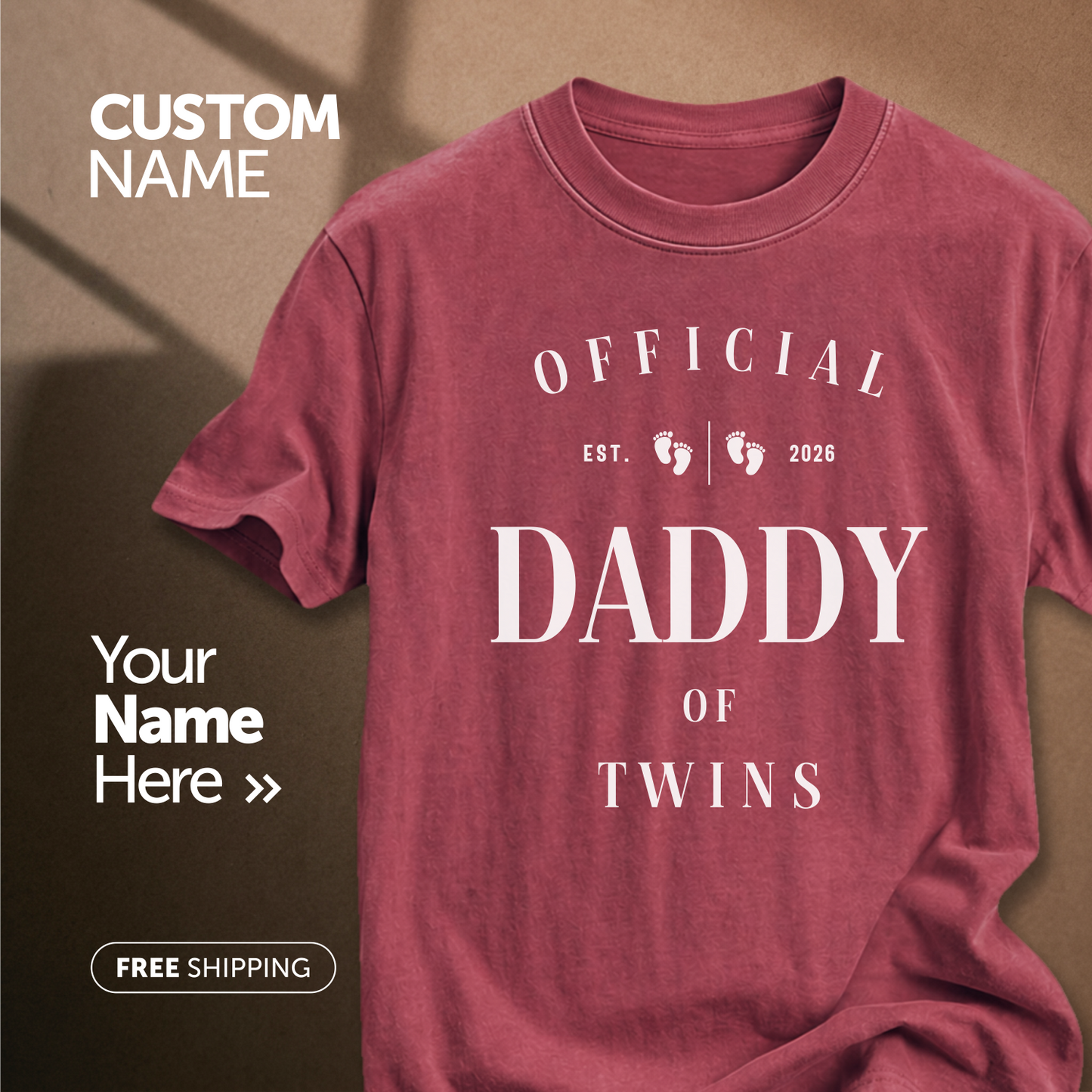 Custom Daddy T-Shirt