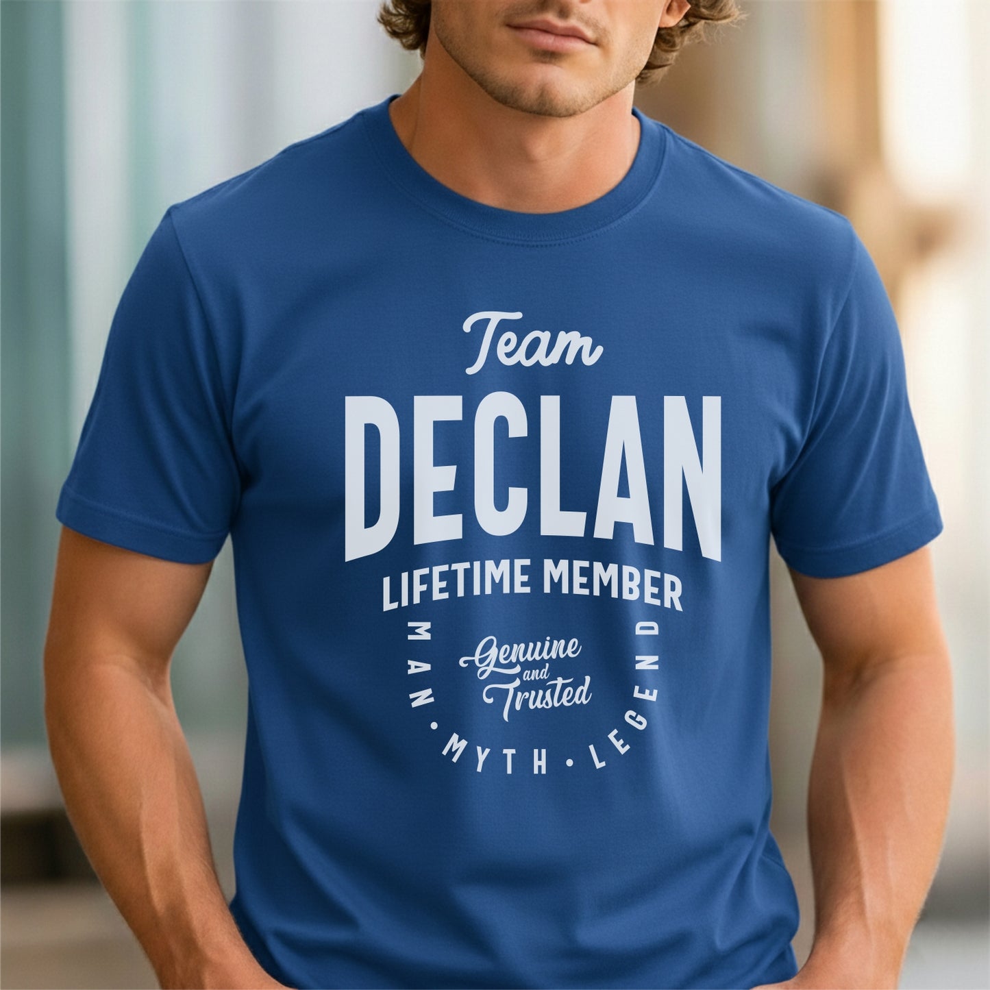 Funny Custom Name - Team Declan Lifetime Member unisex classic tee