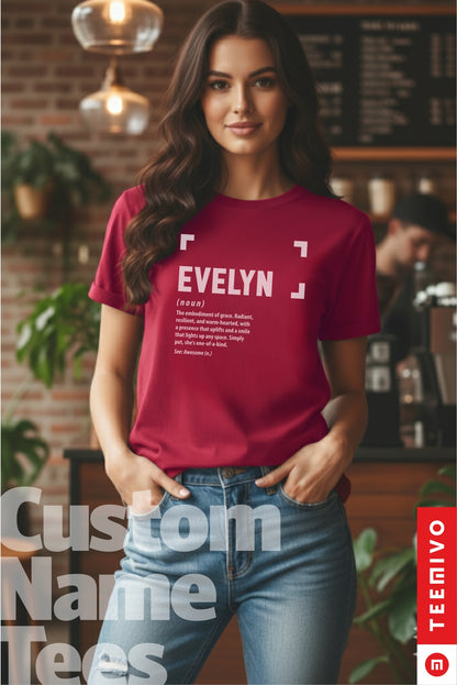 Custom Name - Stella Definition unisex classic tee