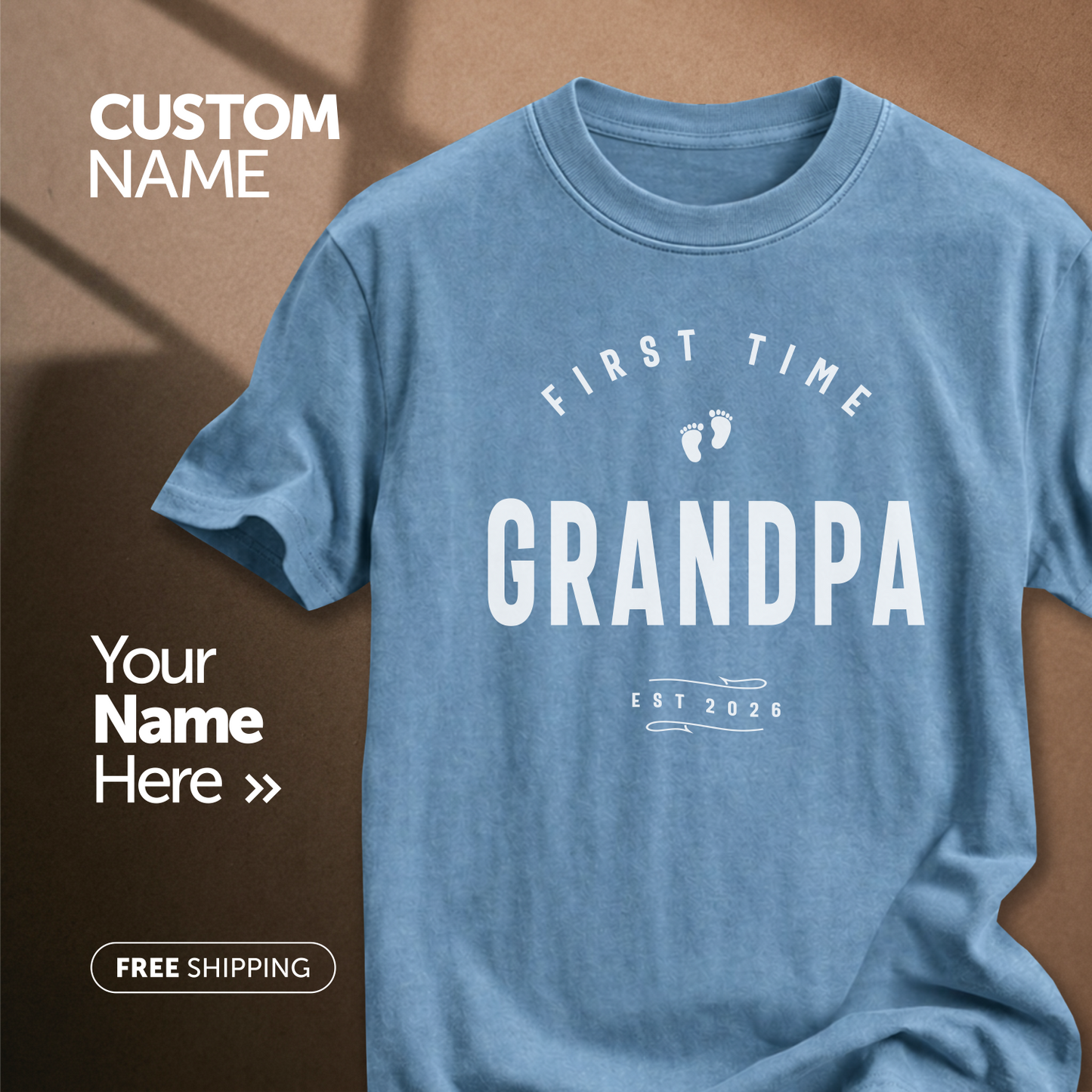 Custom Grandpa T-Shirt