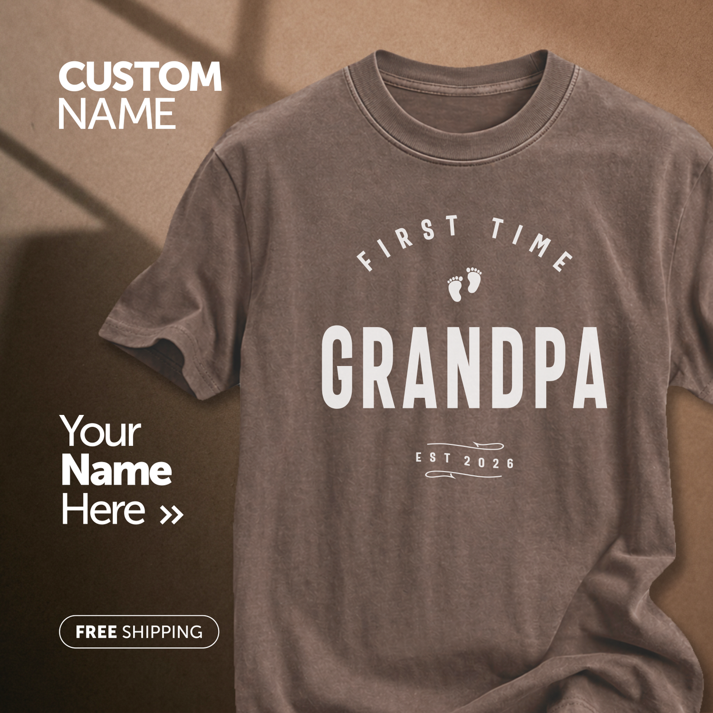 Custom Grandpa T-Shirt