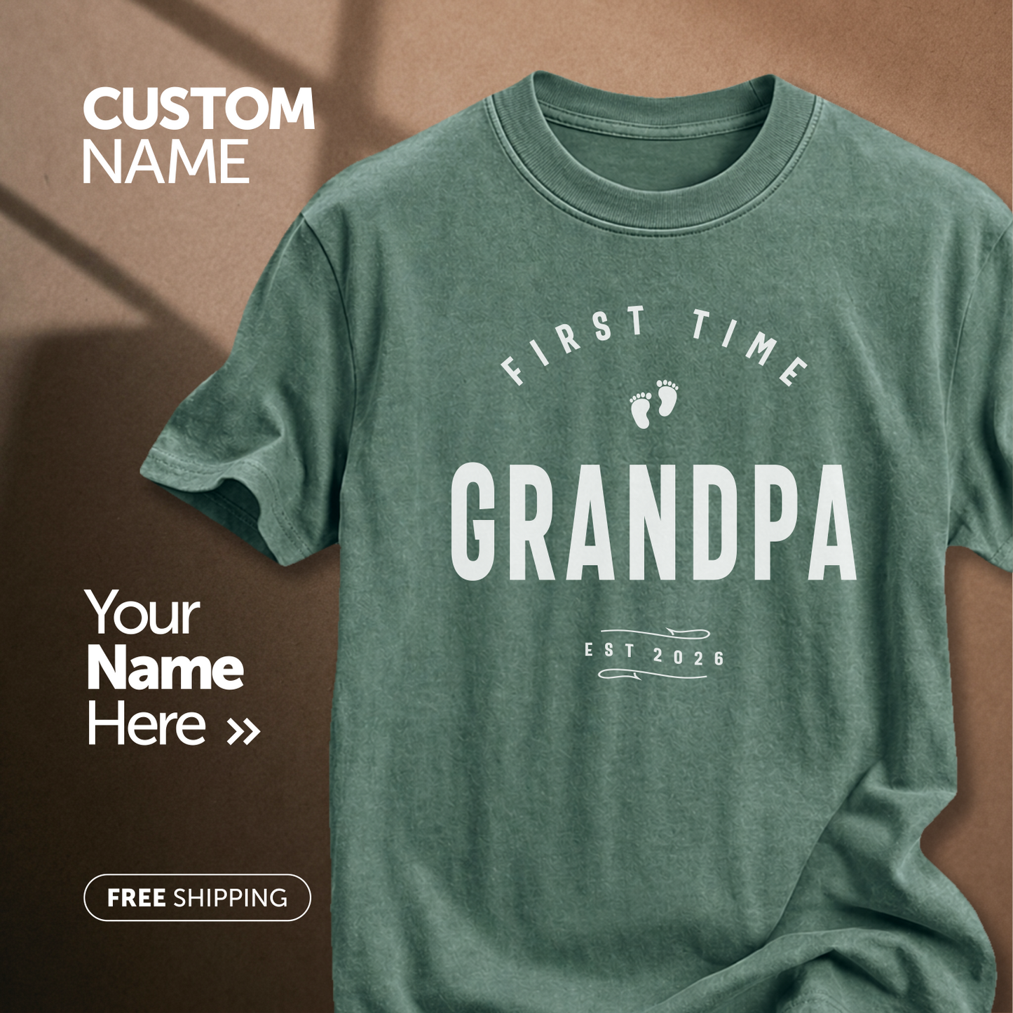 Custom Grandpa T-Shirt