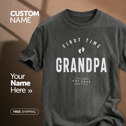 Custom Grandpa T-Shirt
