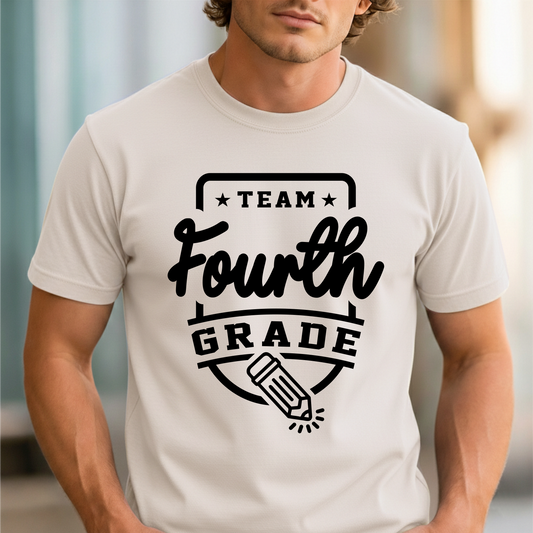 Custom Grade - Team Fourth Grade unisex classic tee