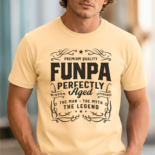 Custom Name - Funpa The Man, The Myth, The Legend unisex classic tee