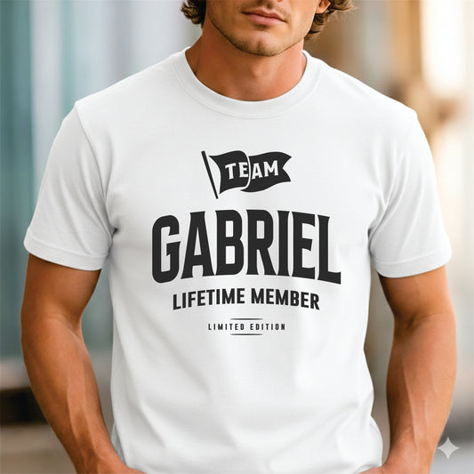 Custom Name - Team Gabriel Lifetime Member unisex classic tee