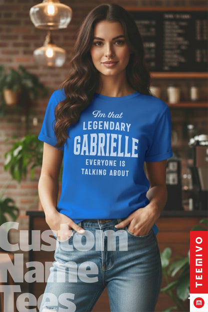 Custom Name - Legendary Patricia Everyone's Talking About unisex classic tee