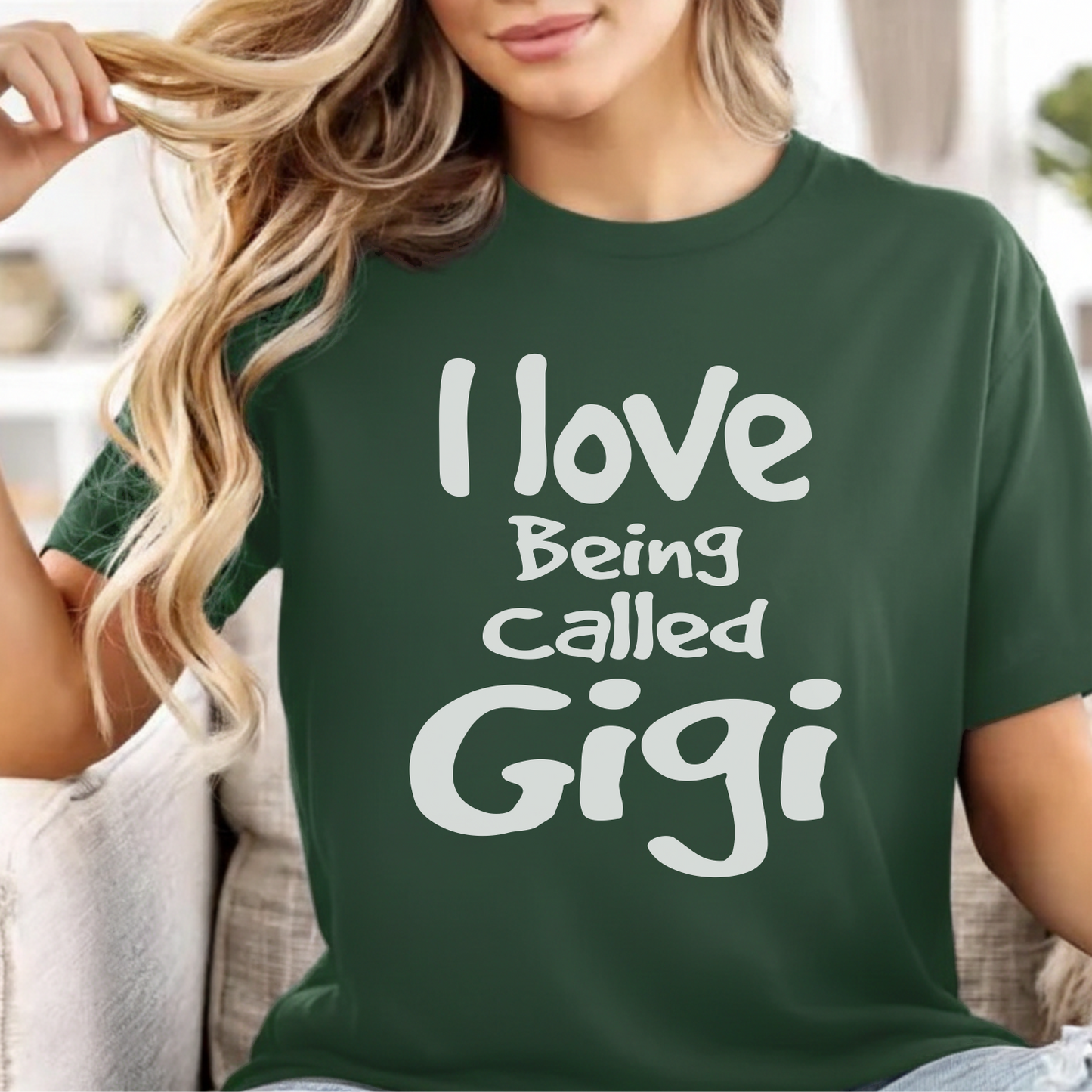 Custom Name - I Love Being Called Gigi unisex classic tee