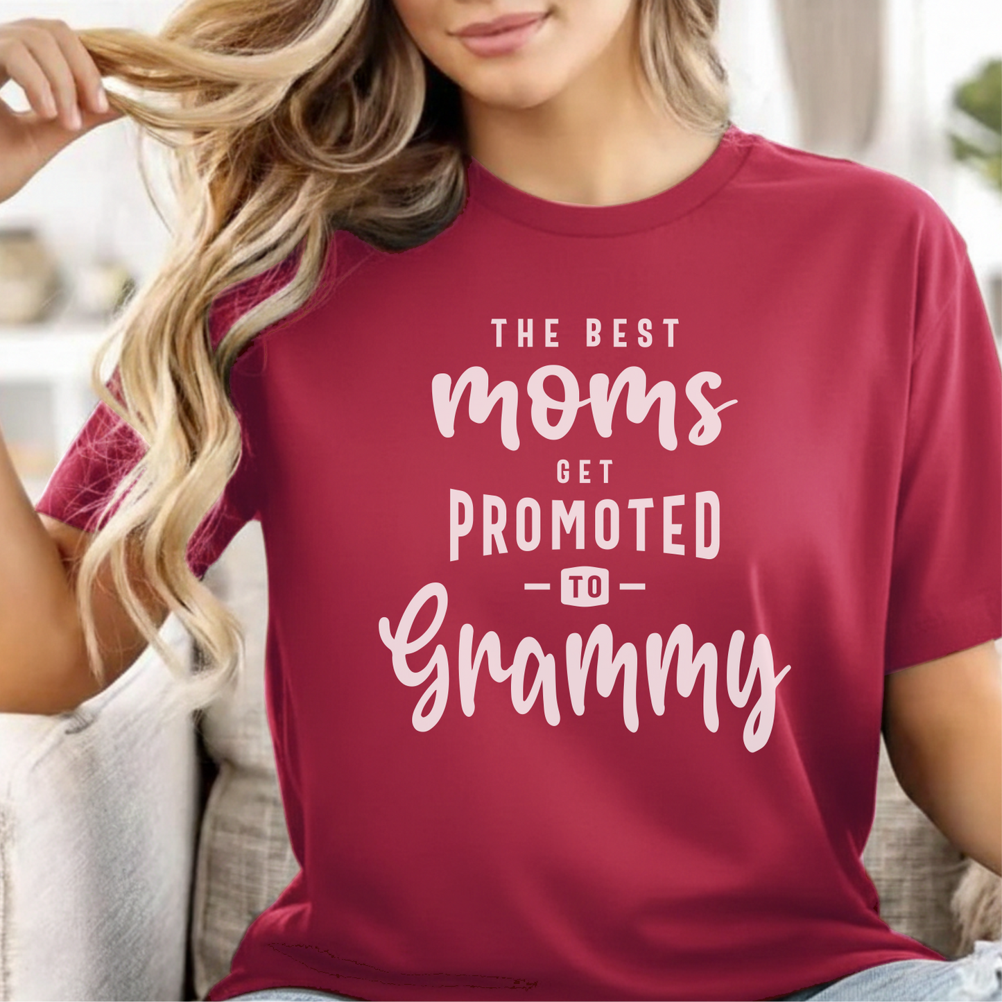 Custom Name - The Best Moms Get Promoted to Grammy unisex classic tee