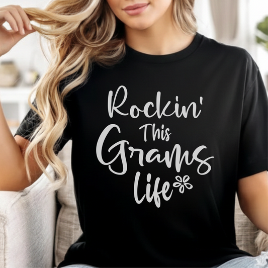 Custom Name - Rockin' This Grams Life unisex classic tee
