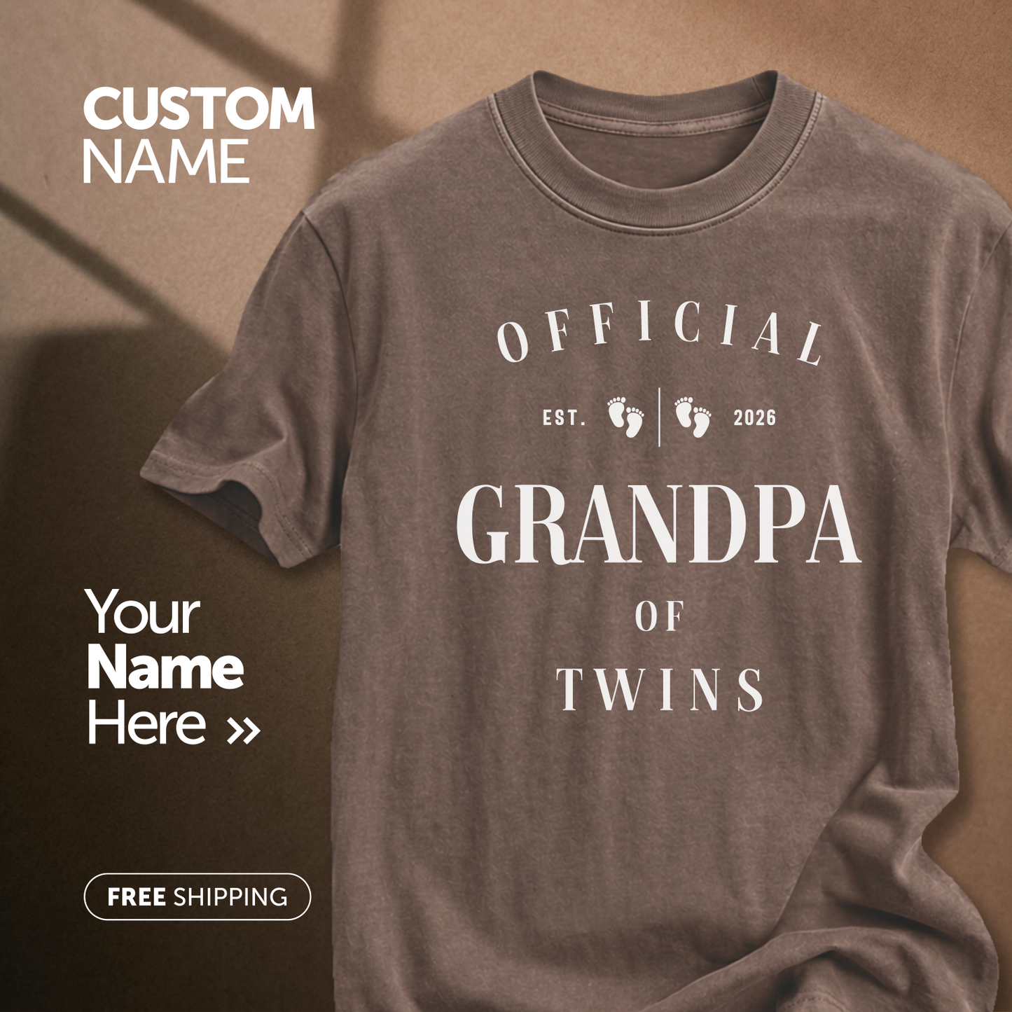 Custom Grandpa T-Shirt