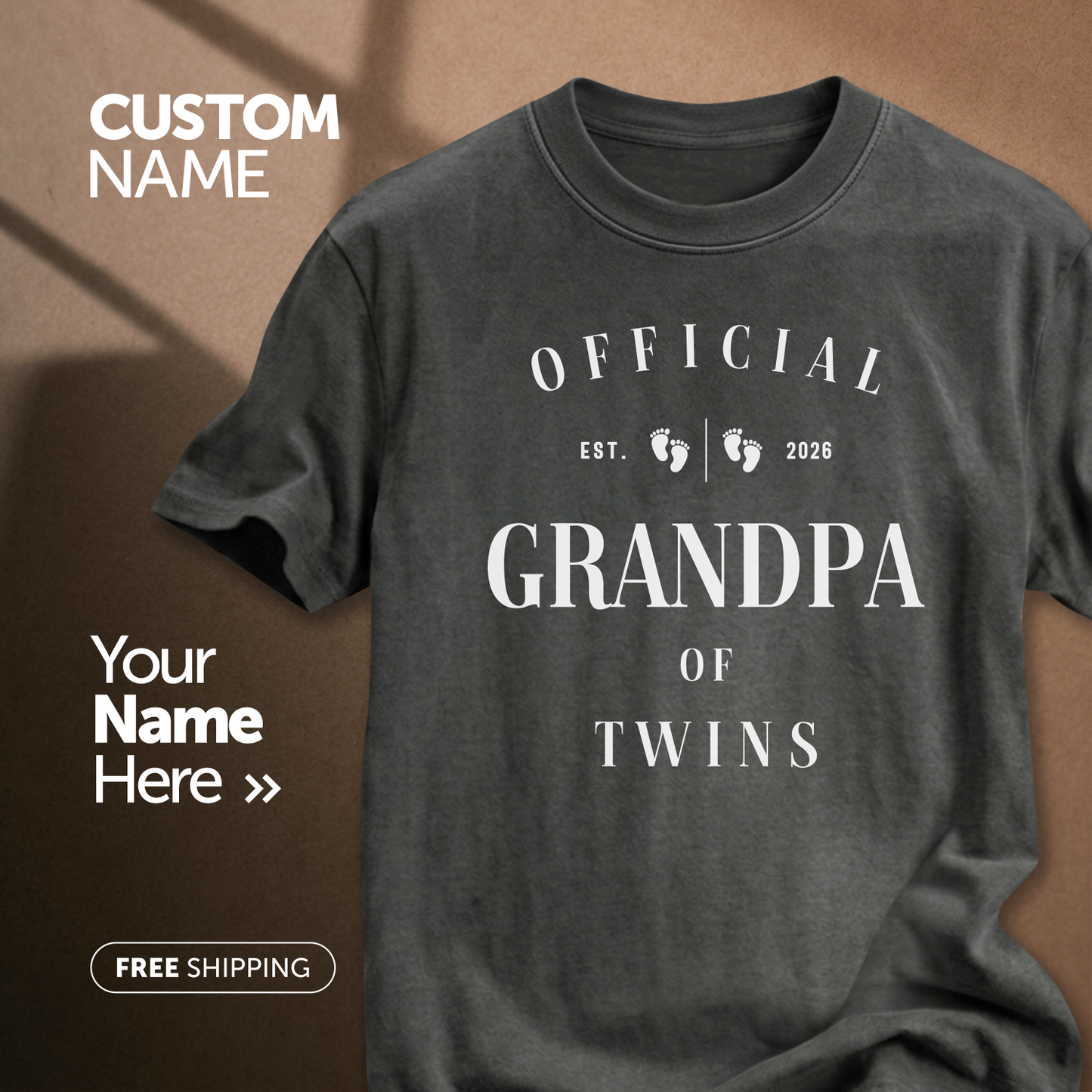 Custom Grandpa T-Shirt
