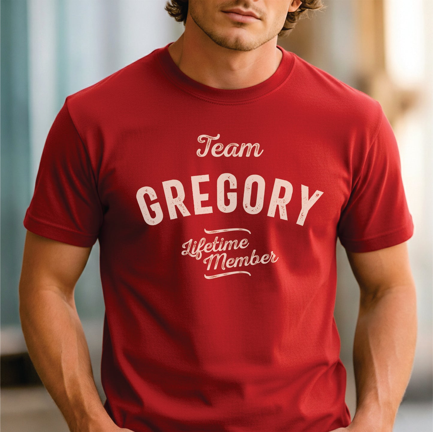 Custom Name - Team Gregory Lifetime Member unisex classic tee