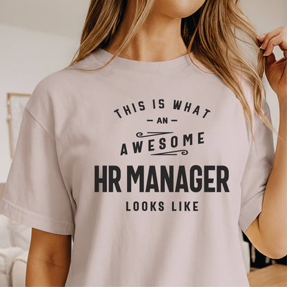 Custom Profession - Awesome HR Manager Funny Quote unisex classic tee