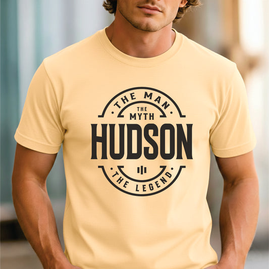 Custom Name - Hudson Man Myth Legend unisex classic tee