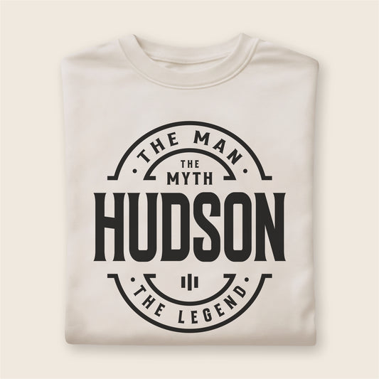 Custom Name - Hudson Man Myth Legend unisex classic tee