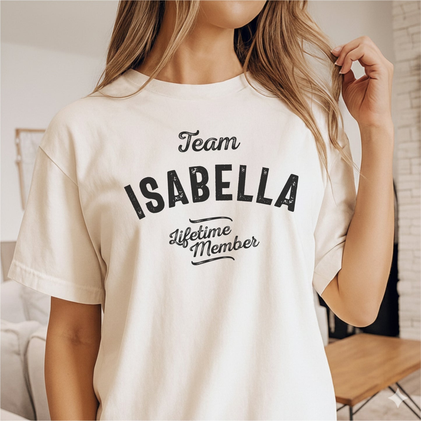 Custom Name - Team Isabella Lifetime Member unisex classic tee