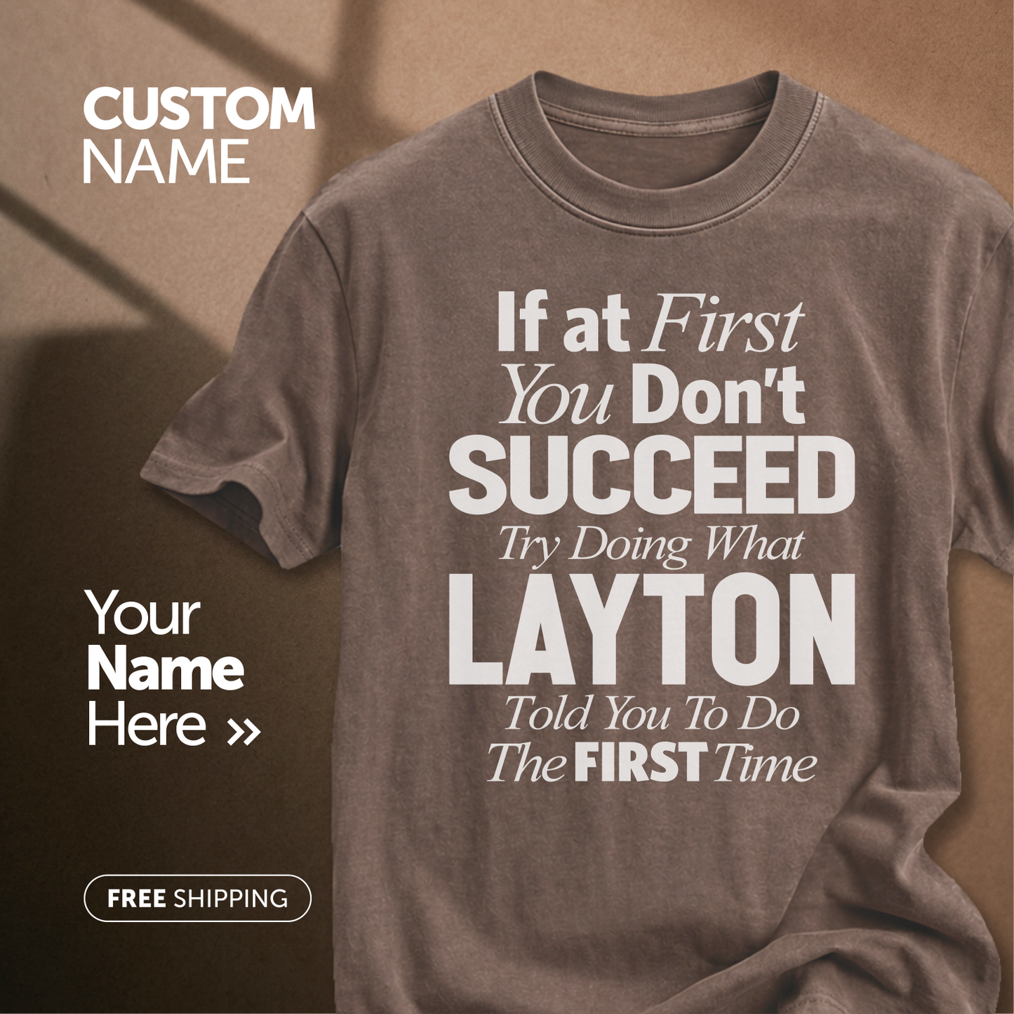 Customize This Design With Your Name!