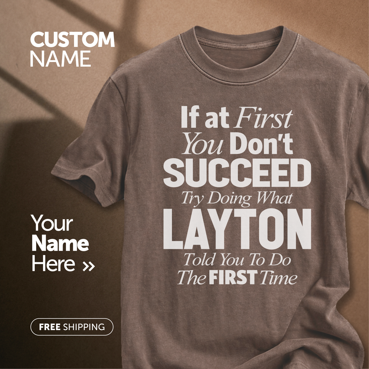 Customize This Design With Your Name!