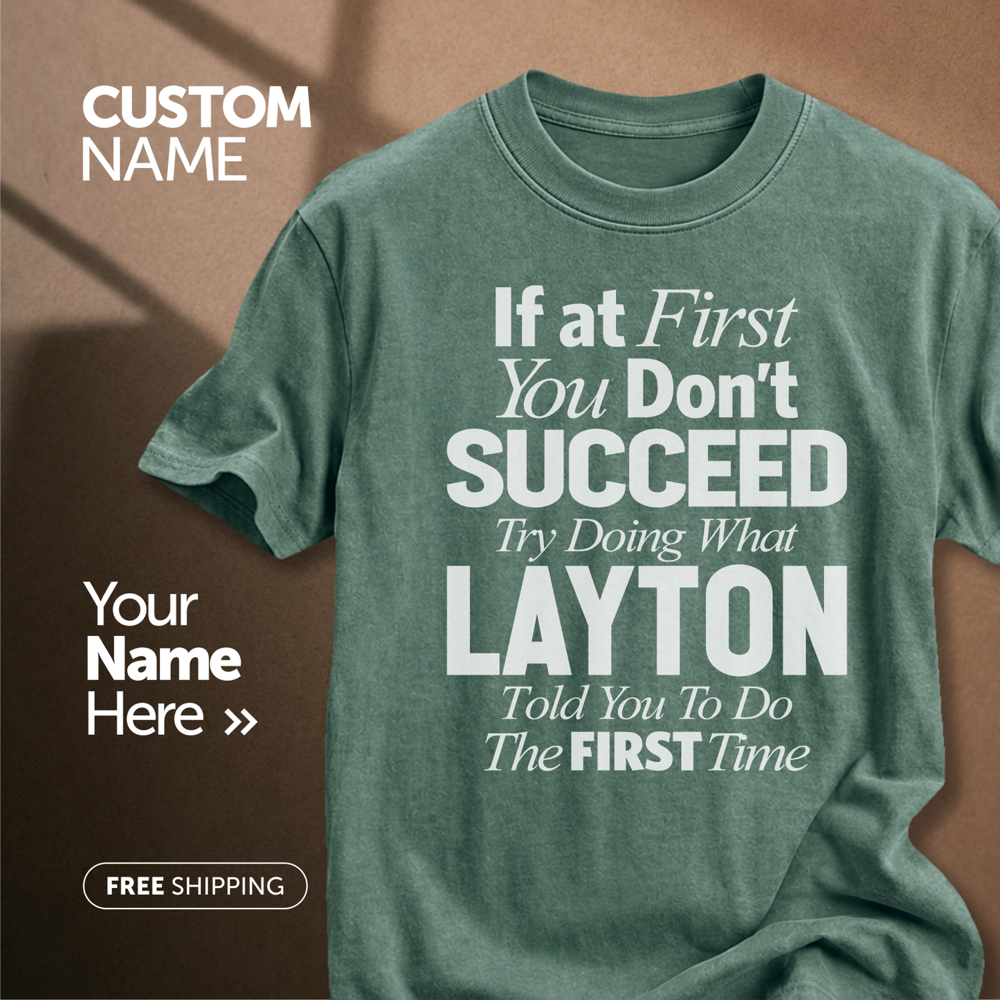 Customize This Design With Your Name!