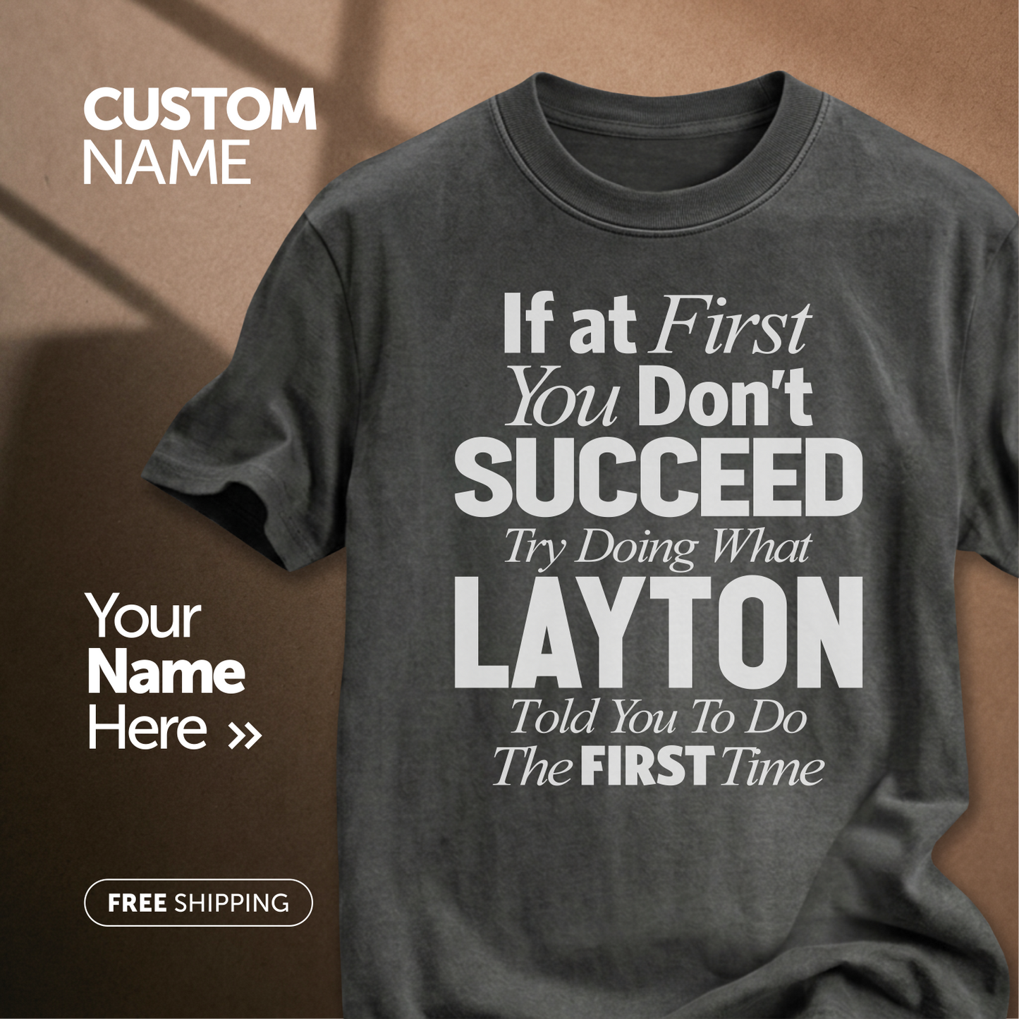 Customize This Design With Your Name!