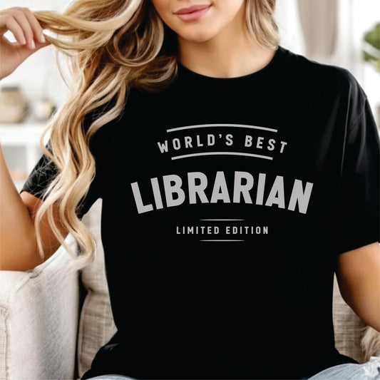 Custom Profession - World's Best Librarian unisex classic tee