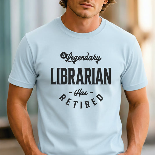 Custom Profession - Retired Librarian Legendary Book Pride unisex classic tee