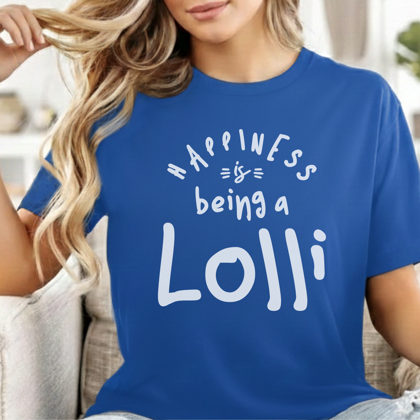 Custom Name - Happiness is Being a Lolli unisex classic tee