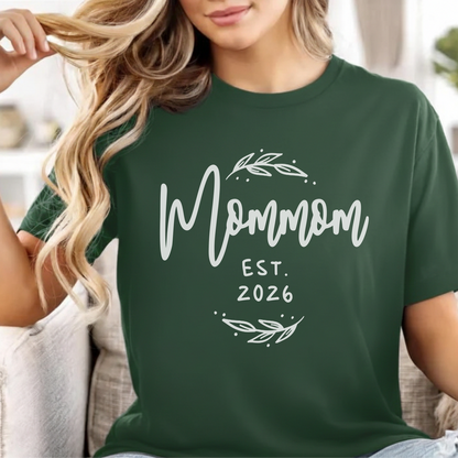 Custom Name - Mommom est. 2026 unisex classic tee